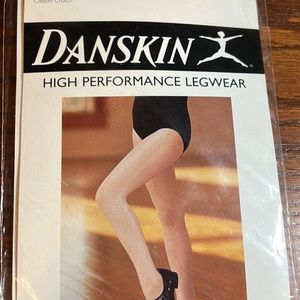 Danskin 2t-4t ultra shimmering footed tights
